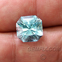 blue aqua untreated aquamarine