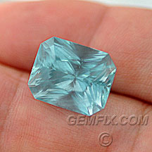blue untreated aquamarine