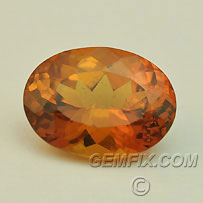 orange hessonite grossularite garnet