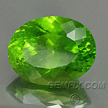 green pakistani oval peridot