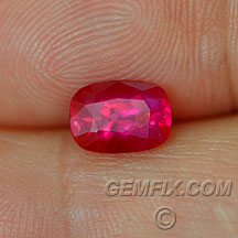 Ruby cushion