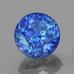 natural sapphire round blue