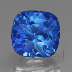 Natural Blue Sapphire Square Cushion