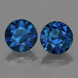 Blue Sapphire Round Pair