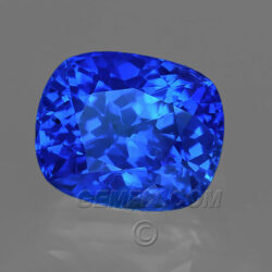 Natural Blue Cushion Sapphire