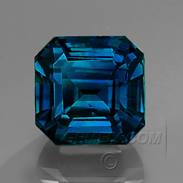 Unheated Blue Sapphire Square Asscher Style Cut | 2.42cts | #11