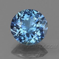 round blue Montana Sapphire