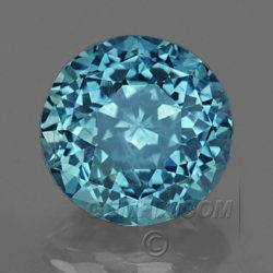 Teal Montana Sapphire Round Blue Green
