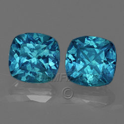 Teal Blue Cushion Pair Montana Sapphire