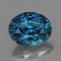 Montana Sapphire Blue Oval