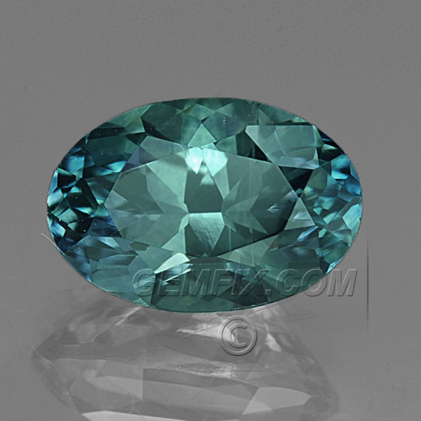 Teal Blue Green Montana Sapphire Oval “Portuguese” Cut | 1.02cts | #12 ...