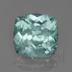 Blue Green Cushion Montana Sapphire