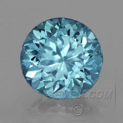 Light Blue Round Montana Sapphire