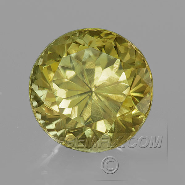 Yellow Round Montana Sapphire Portuguese Cut | 1.05cts | #12-2595 - Gemfix