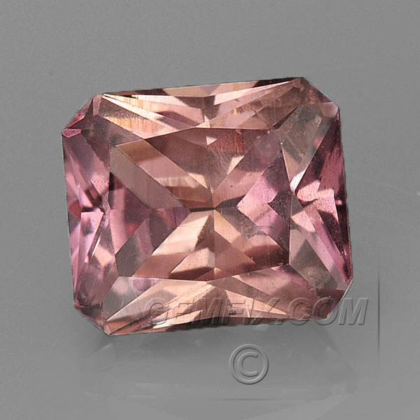 Unheated Natural Pink Peach Sapphire Modified Radiant Cut | 1.46cts ...