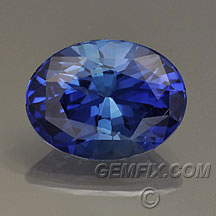 oval blue sapphire