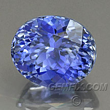 untreated oval ceylon blue sapphire