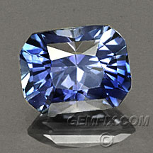 radiant cut blue sapphire