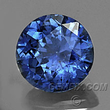 blue sapphire round