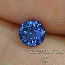 blue sapphire round