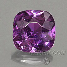 Purple Violet Sapphire Cushion Modified Brilliant Cut | 1.39cts | #15 ...