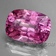 pink sapphire cushion