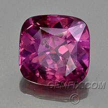 cushion untreated pink magenta sapphire