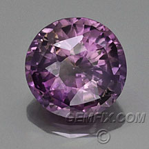 Purple Violet Natural Sapphire Round Portuguese Cut | 2.20cts | #15 ...