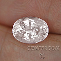 pale orange oval untreated certified sapphire