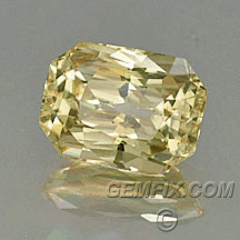 unheated yellow sapphire radiant cut