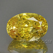 fancy yellow certified sapphire