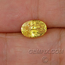 fancy yellow certified sapphire