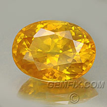 orange yellow certified sapphire