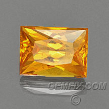 Spessartite orange garnet