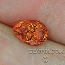 Ramona orange spessartite garnet