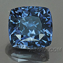 large blue cushion spinel GIA