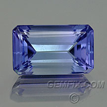 Tanzanite EC Emerald cut