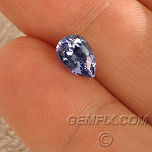 Tanzanite drop shape