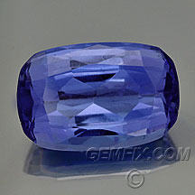 oval cushion tanzanite