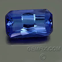 emerald cut tanzanite