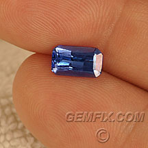 emerald cut tanzanite