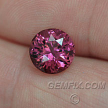 Round Large Rubellite Red Pink Tourmaline