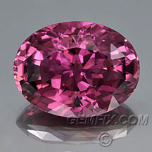 Rubellite Red Pink Tourmaline Large Oval