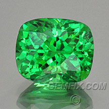 oval tsavorite garnet